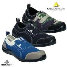 Delta Plus Miami Ladies Mens Lightweight Steel Toe Safety Trainers Work Shoes