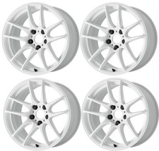 Work Emotion Cr Shigoku Wheels 17x7.0j47 5x100 Icewhiteicw Set Of 4