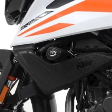 R&G Racing Black Aero Style Crash Protectors For 2020-2024 KTM 390 Adventure