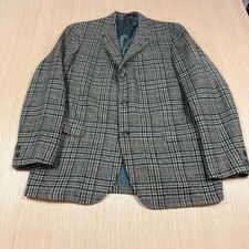 Hart Schaffner Marx Vintage Racquet Club Glen Plaid Wool Sport Coat Blazer 44
