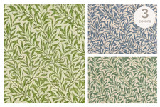 William Morris Design 100 Cotton 140cm Wide Willow Bough Crafty Cottons