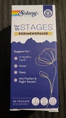 Solaray Her Life Stages Perimenopause (60 Caps) ~EXP: 8/26