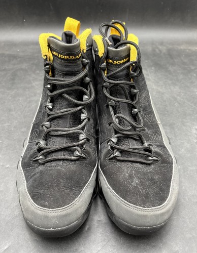 Nike Jordan 9 Retro Dark Charcoal University Gold Size 11 CT8019-070 - Picture 2 of 13