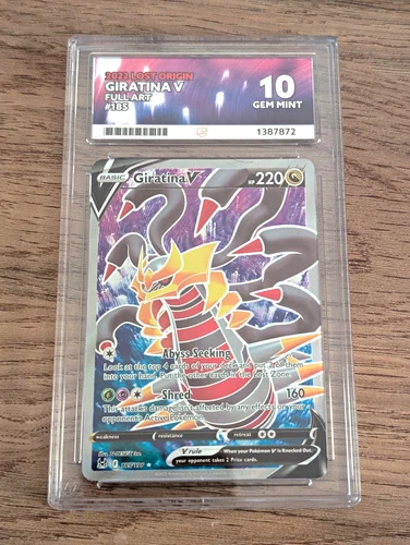 Ace Grading 10 Pokémon TCG Giratina V 185 Lost Origin Ultra Rare Foil Eng