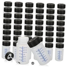 50 Pack 2 OZ Paint Touch Up Bottles with Caps Empty Touch Up Bottle 2 Ounce