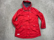 Joules Women’s Right As Rain Jacket Rain Coat UK 12 Taped B12ID5391