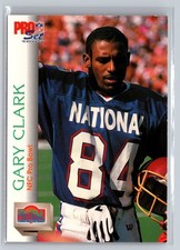 1992 Pro Set #406 Gary Clark Washington Redskins