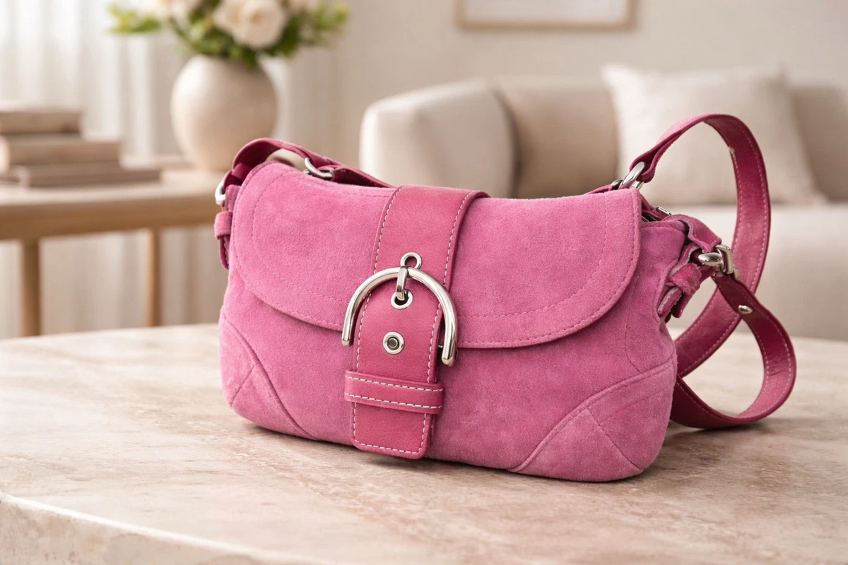 Coach Pink Soho Handbag for sale | eBay