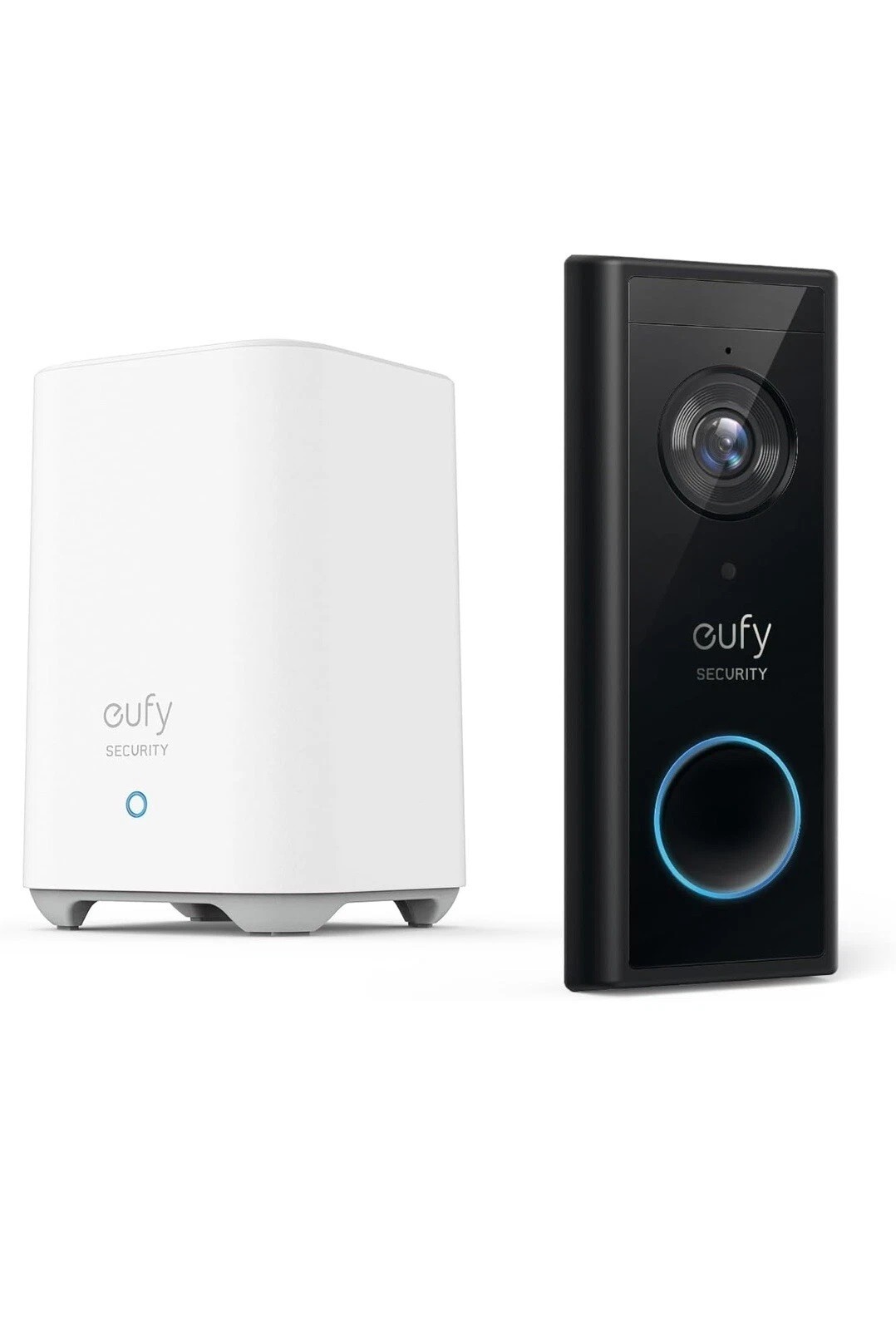 Eufy Security Black Wireless 2K Video Doorbell With Homebase - New