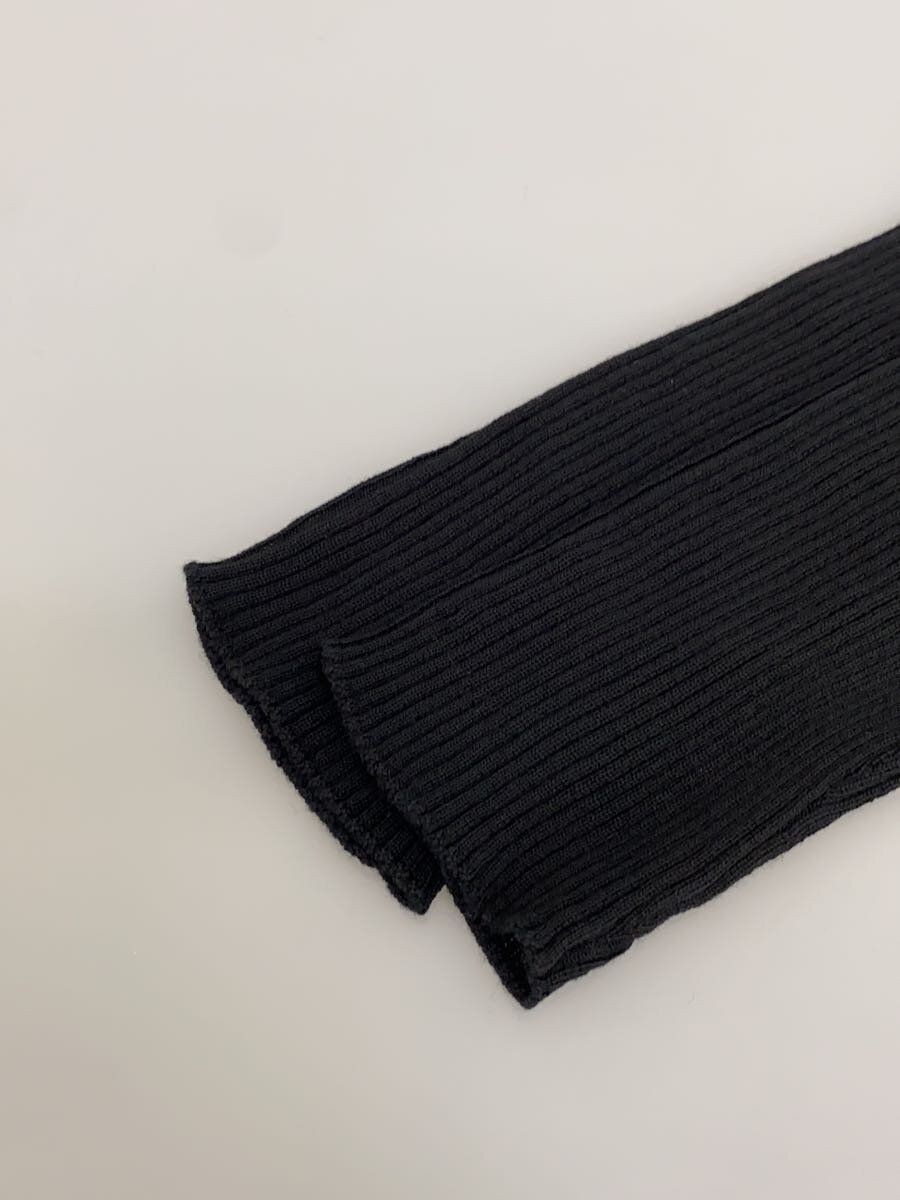 PRADA knit sweater (thin 42 wool Black plain AMA2 2022 1822