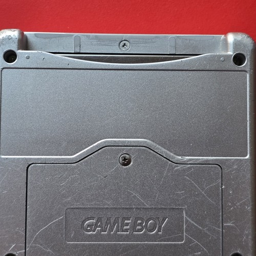 Game Boy Advance SP System AGS-001 Silver Platinum Handheld Tested No Charger - Picture 13 of 13