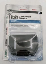 MTD / Troy Bilt OEM-784-5580 MTD Parts Snow Thrower Slide Shoes, 1 Pack, Black