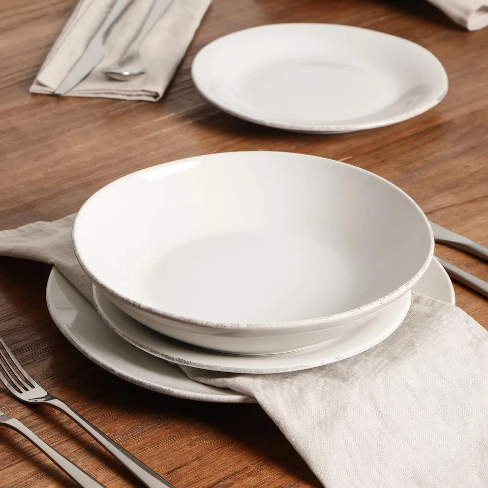 Essence 6-Piece Dinnerware Set Stoneware, Plates and Bowls Set, Dishwasher an... - Image 2 of 4