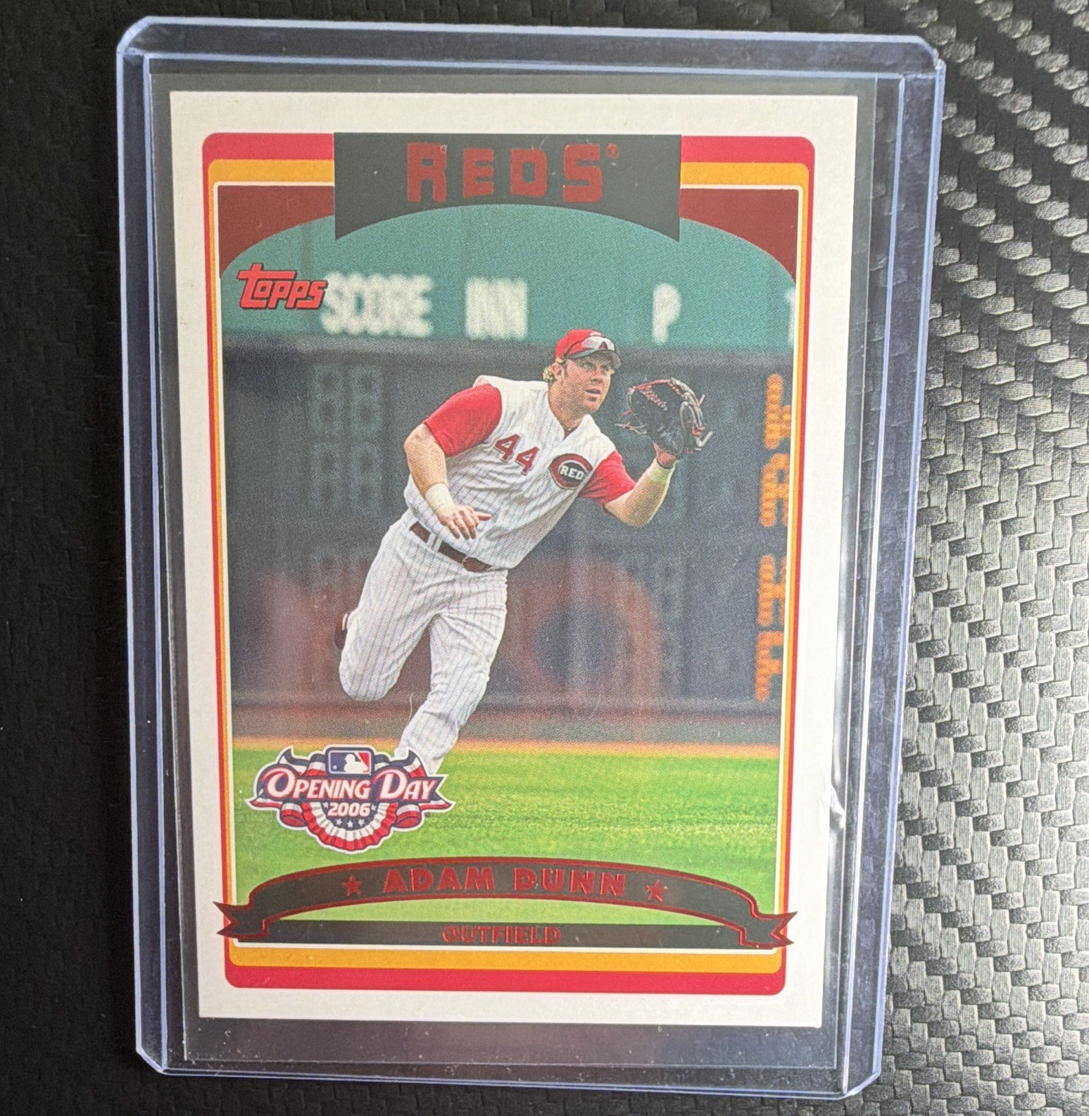 2006 Topps Opening Day Adam Dunn Red Foil 115 ❗️Serial Numbered 0883/2006 ❗️Reds