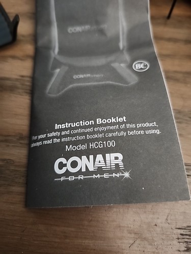 Conair Cordless Rechargeable Foil Head Shaver W/Trimmer Attachment A1 - Picture 5 of 6