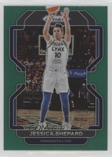 2022 Panini Prizm WNBA Green Prizm Jessica Shepard #67 12v9