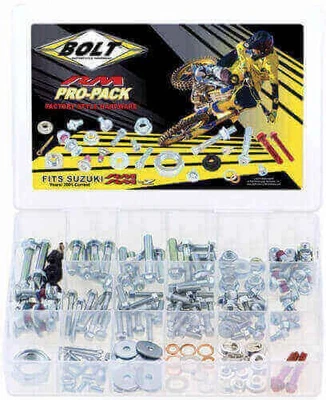 SUZUKI RM 125 / RMZ 250 450 - KIT VISSERIE PRO-PACK BOLT / BMH-RMPP - Photo 1/2