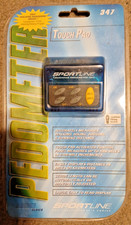 NEW SPORTLINE TOUCHPAD PEDOMETER 347 BLUE NEW FACTORY SEALED 347