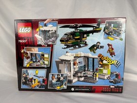 LEGO Marvel Lot: Iron Man Malibu Mansion (76007) + Spider-Cycle (76004) - New