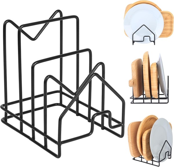 Topfdeckel Halterung Schneidebrett Halter KüChenschrank Organizer Schublade-image