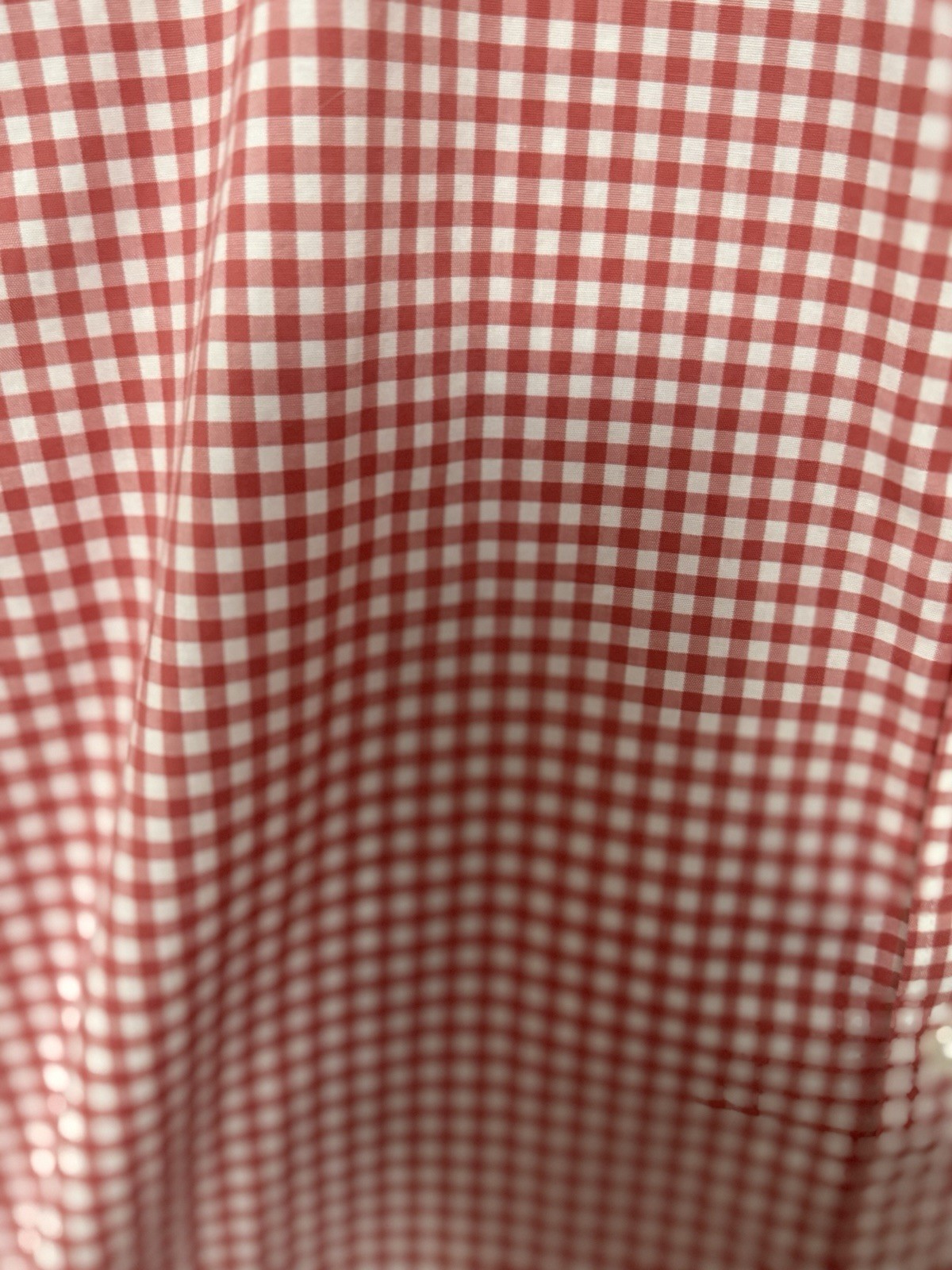 Red Checkered Pattern SS Button Down Shirt XLT tr… - image 5