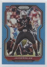 2020 Panini Prizm Rookie Light Blue Prizm Javon Kinlaw #302 0y59