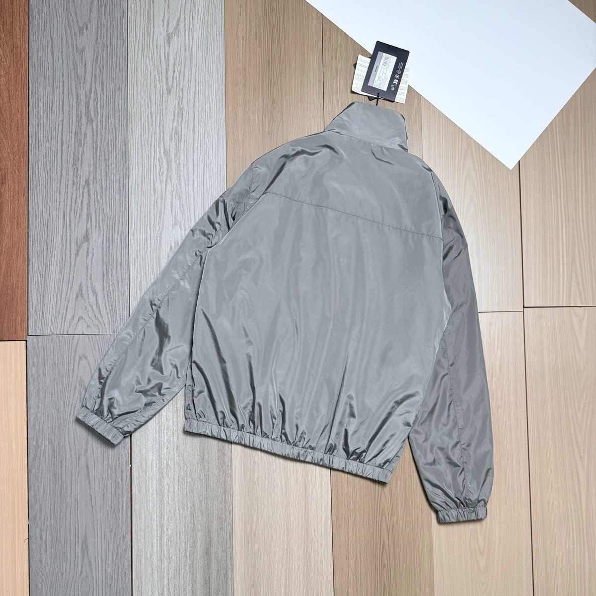 Authentic Prada Re-Nylon Blouson Jacket - Silver - Size 48 | eBay