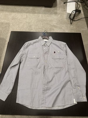 Auburn University State Traditions Gingham Dress Shirt Long Sleeve L
