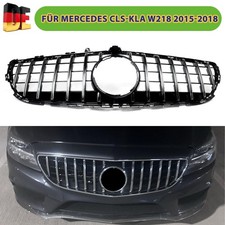Kühlergrill Sport Schwarz Chrom für Mercedes W218 X218 CLS 14-18 Panamericana GT Kühlergrill Sport Schwarz Chrom für Mercedes W218 X218 CLS 14-18 Panamericana GT