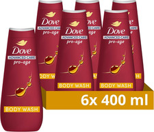 Dove Advanced Care Pro-Age Body Wash Body Cleanser Shower Gel with Skin-Natural