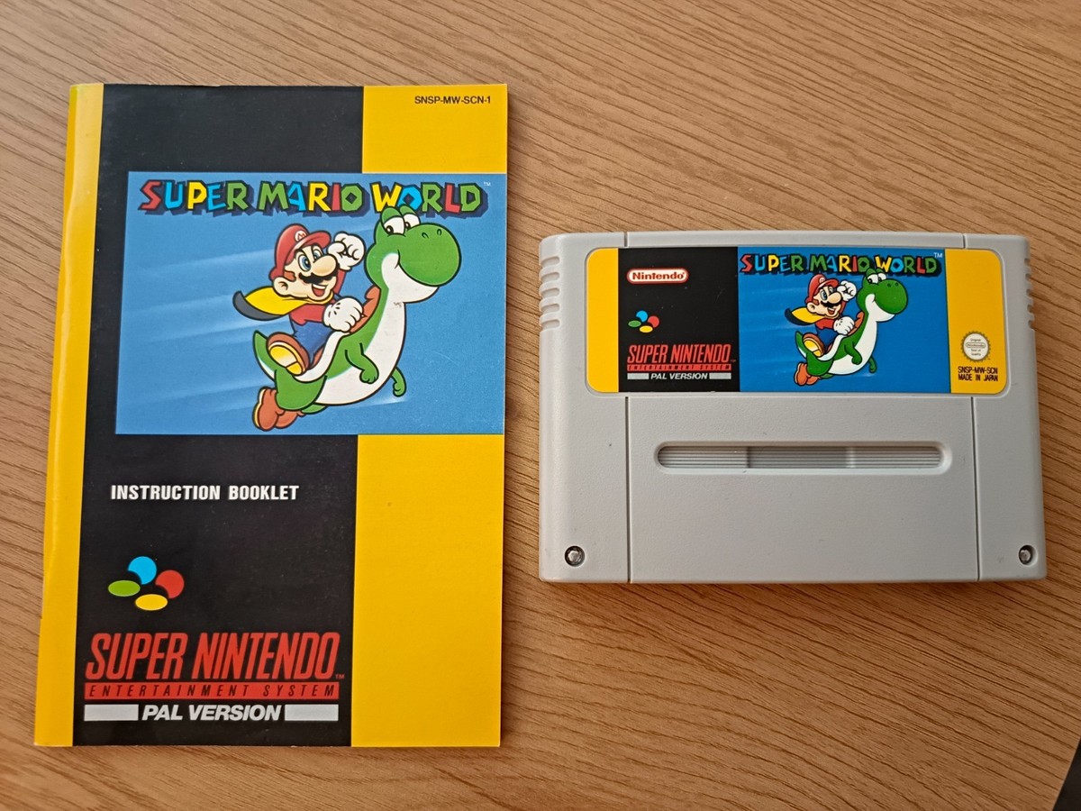 Super Mario World - Super Nintendo - SNES - PAL SCN + Manual