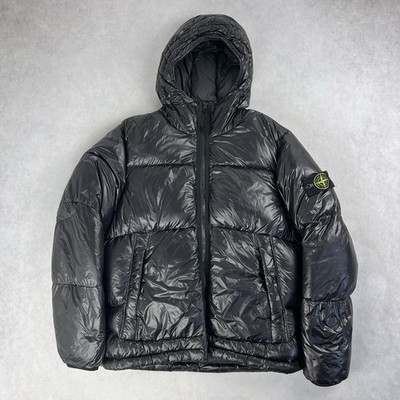 Stone Island Pertex Quantum Y Down Puffer Jacket Large Coat Black 5118