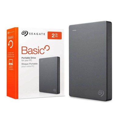 Seagate Basic 2TB USB 3.0 schwarz 2,5'' tragbare externe Festplatte (STJL2000400)