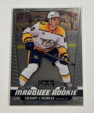 Zachary L'Heureux 2024-25 O-Pee-Chee Platinum Marquee Rookies RC #290 Predators