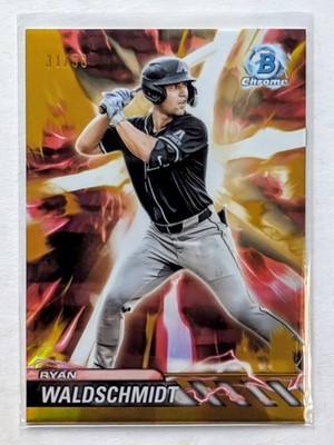 2024 Bowman Chrome Ryan Waldschmidt Plasma Power Gold Refractor /50 #PP-13