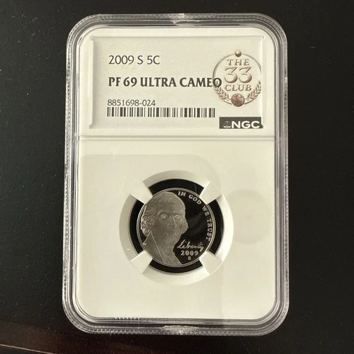 2009-S Jefferson Nickel Proof — photo from another recent sale