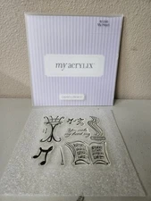 CLOSE TO MY HEART ACRYLIC STAMP SET B1266 MY HEART My Acrylix CTMH