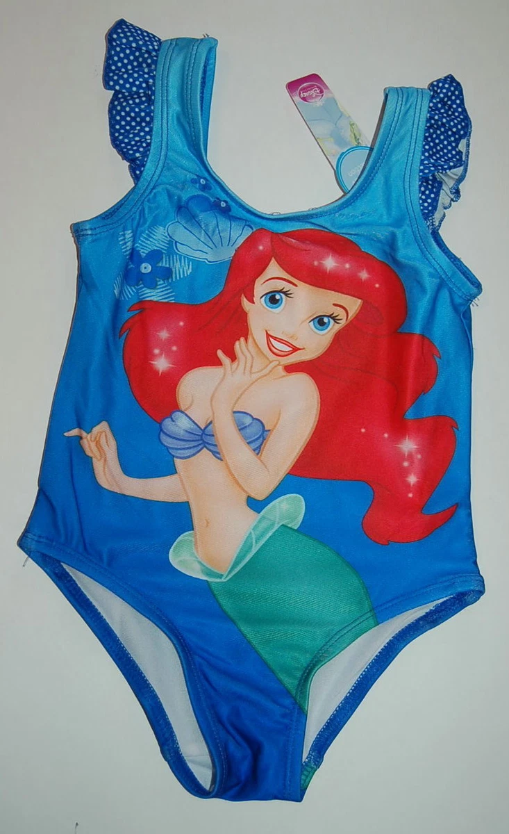 1 Pc SWIMSUIT Toddler GIRLS DISNEY Blue MERMAID 3T 4T eBay