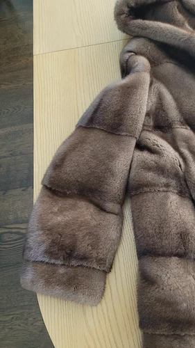 Mink Fur Coat Brown 8 - Video 1 of 1