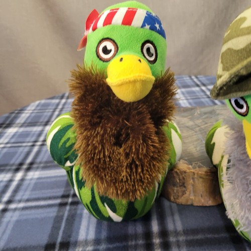 Peluche 10" camouflage camouflage Duck Dynasy Willie & Phil peluche - Photo 3/9