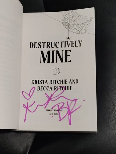 Signiertes Buchset Krista Becca Ritchie Unehrlich Dein Zerstörerisch Mine SC NF - Bild 6 von 7