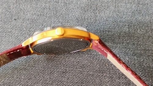 LUCH USSR Vintage AU CCCР ultra slim watch Gold Plated Men's DressStyl - Picture 11 of 18