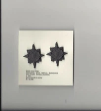 Combat black subdued Military Intelligence Badges Insignia Officers rank BOS