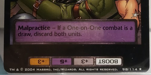 GI JOE BASE TCG CCG Scalpel, Medic 098 REG - Picture 5 of 5