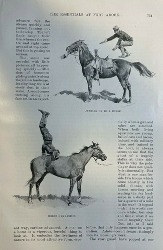 1898 Frederic Remington Story Illustrations Essentials At Fort Adobe - Picture 4 of 5