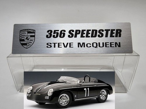 Steve McQueen Edition Metal Name Plate for Autoart Minichamps etc 1/18 1/12 - Picture 6 of 7