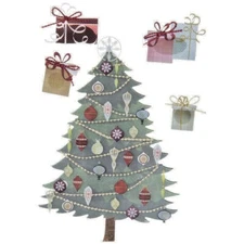 The Paper Studio La Petites CHRISTMAS TREE 3-D Stickers - 5 pcs
