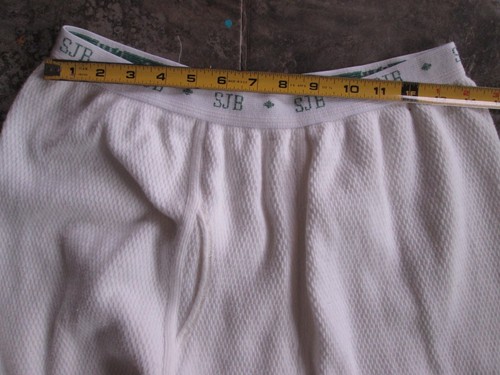 Vintage St. John's Bay Men's Large Thermal Long Johns Pajama Set Shirt Pants USA - Picture 13 of 18