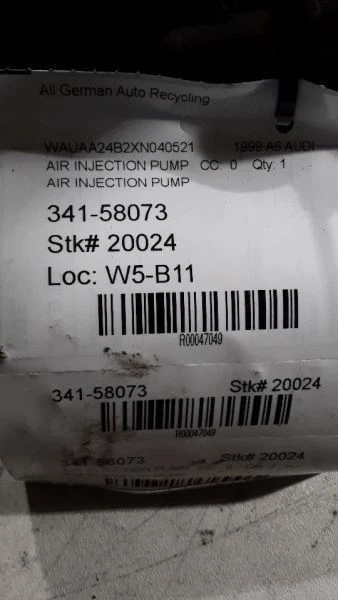 AUDI A6 1999 bomba de inyección de aire Foto 4 de 4