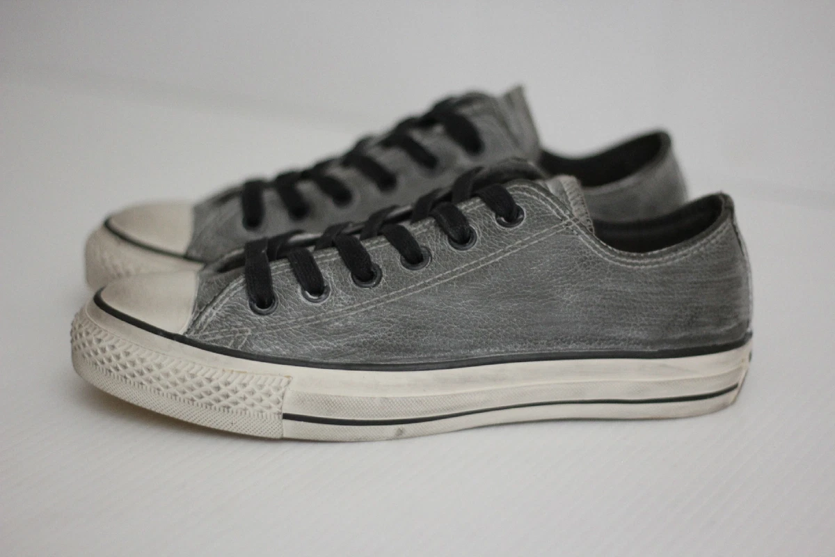 All Star Converse X John Varvatos Leather Low Top Sneaker Black Beluga 6 W3